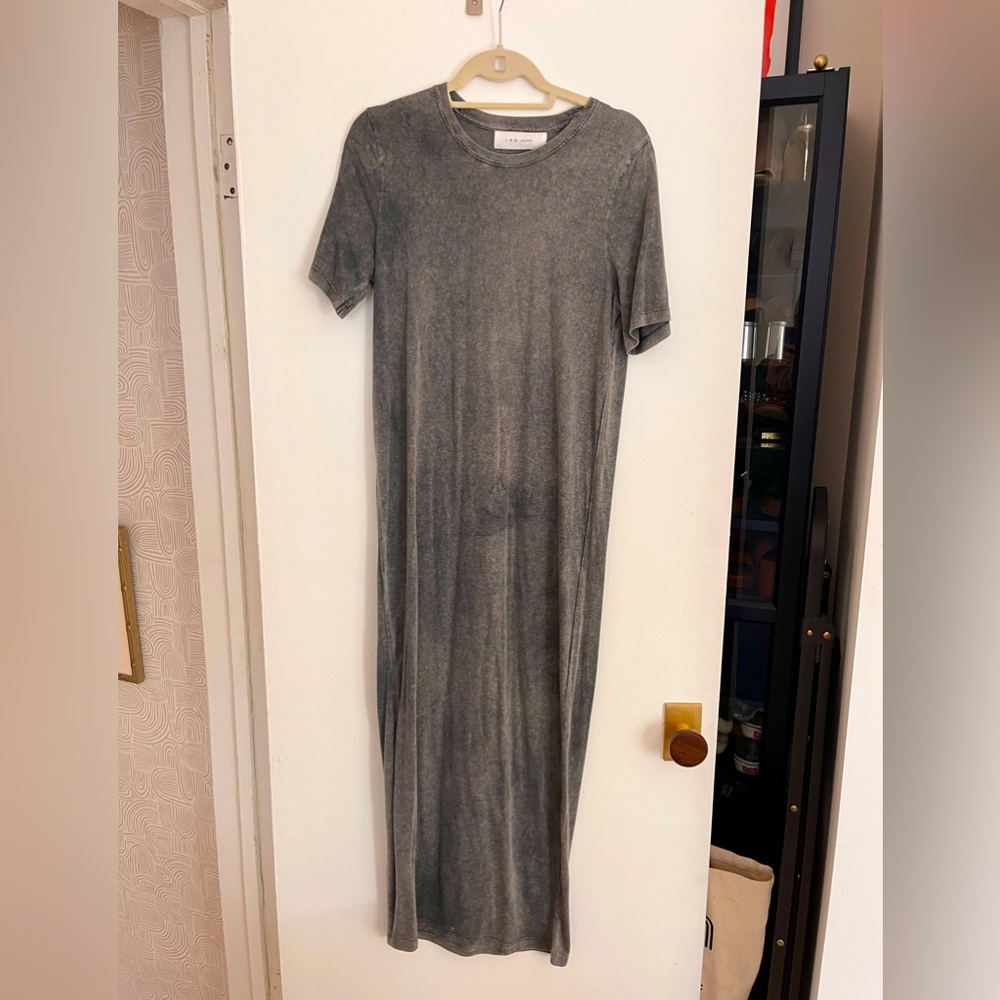 Iro Jeans tshirt dress gray